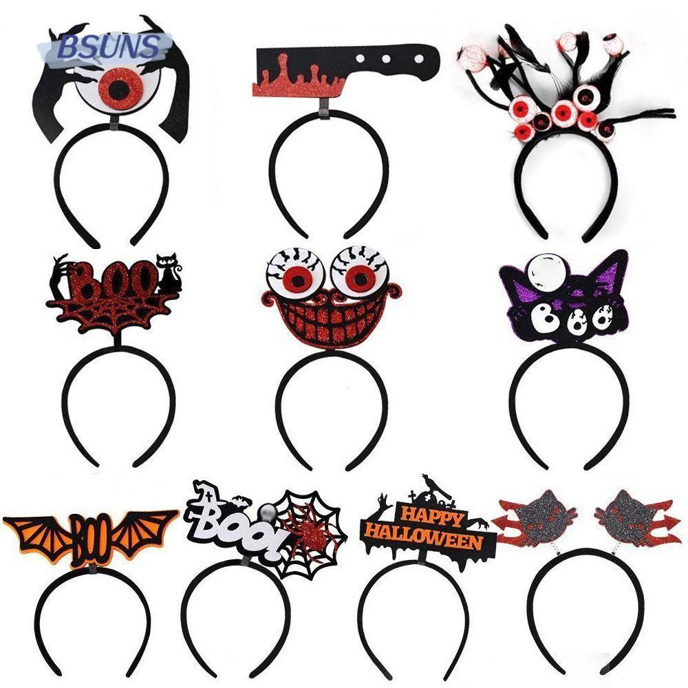 BSUNS Set 12 Băng Đô Cài Tóc Phong Cách Halloween Mới Cho Người Lớn Và Trẻ Em