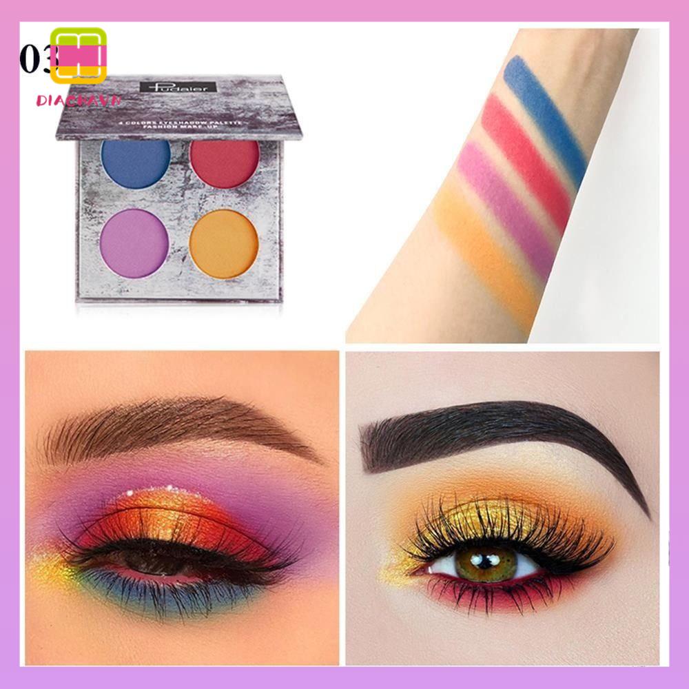 DIACHAVN Bảng Phấn Mắt Chống Thấm Nước Lâu Trôi Dễ Sử Dụng