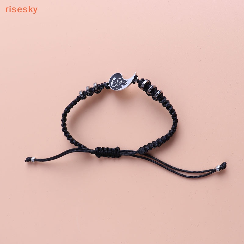 Set 2 Vòng Tay Tình Bạn Âm Dương Trắng Đen