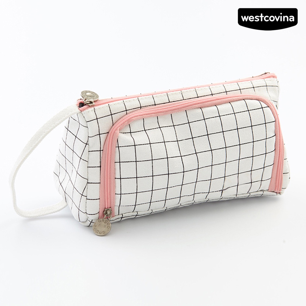 [WSTN]✎Túi Đựng Bút Bằng Vải Canvas Họa Tiết Unisex Dễ Thương