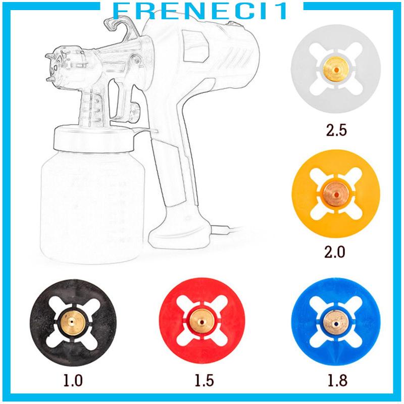 Bộ 5 Vòi Phun Sơn 1.0 / 1.5 / 1.8 / 2.0 / 2.5mm Chất Lượng Cao