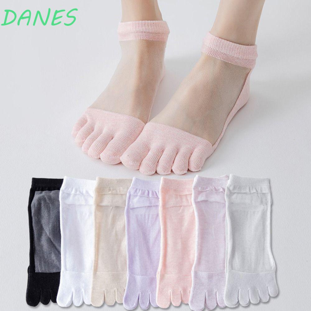 DANES Đôi Tất Chân Cotton Xỏ Ngón Chống Trượt Thời Trang Cho Nữ