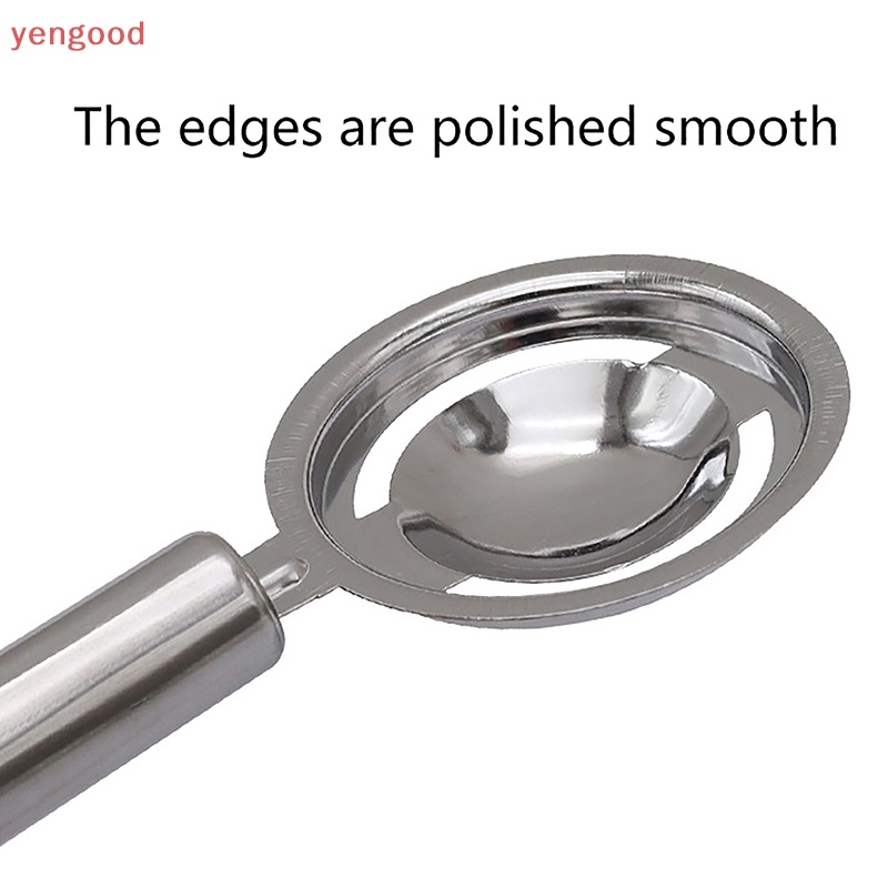 Dụng Cụ Tách Lòng Đỏ Trứng Bằng Inox Cán Dài Tiện Dụng