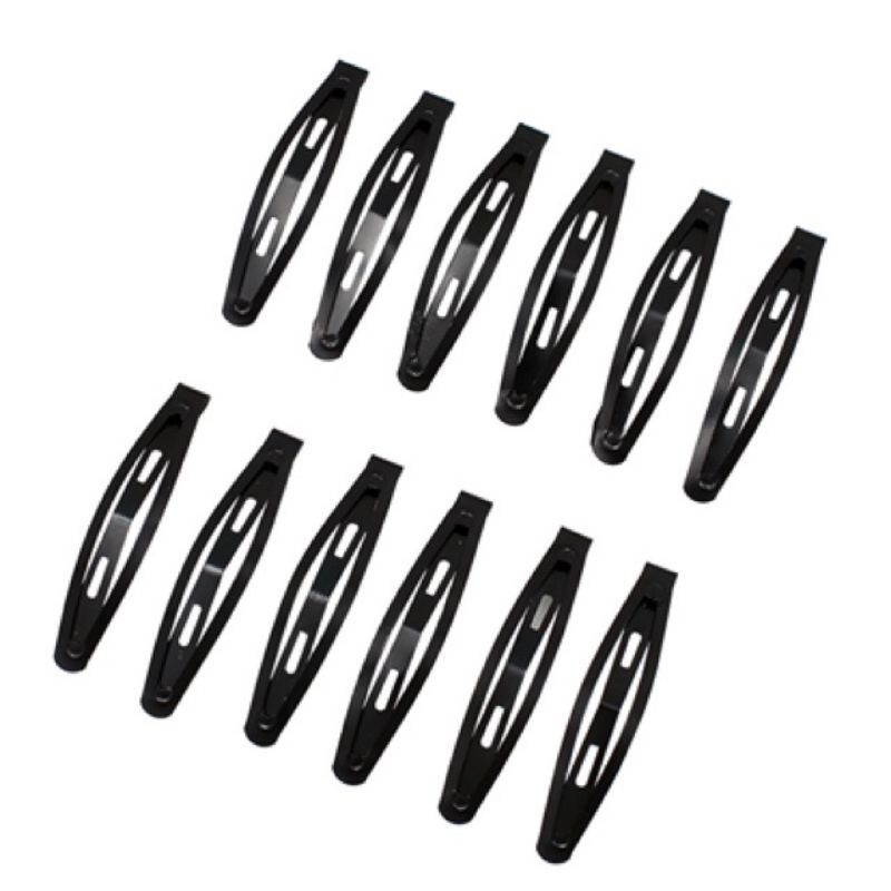 Set 12 cái kẹp tách đen , gim đen ,nhiều size chọn lựa - Size Lớn ,bé