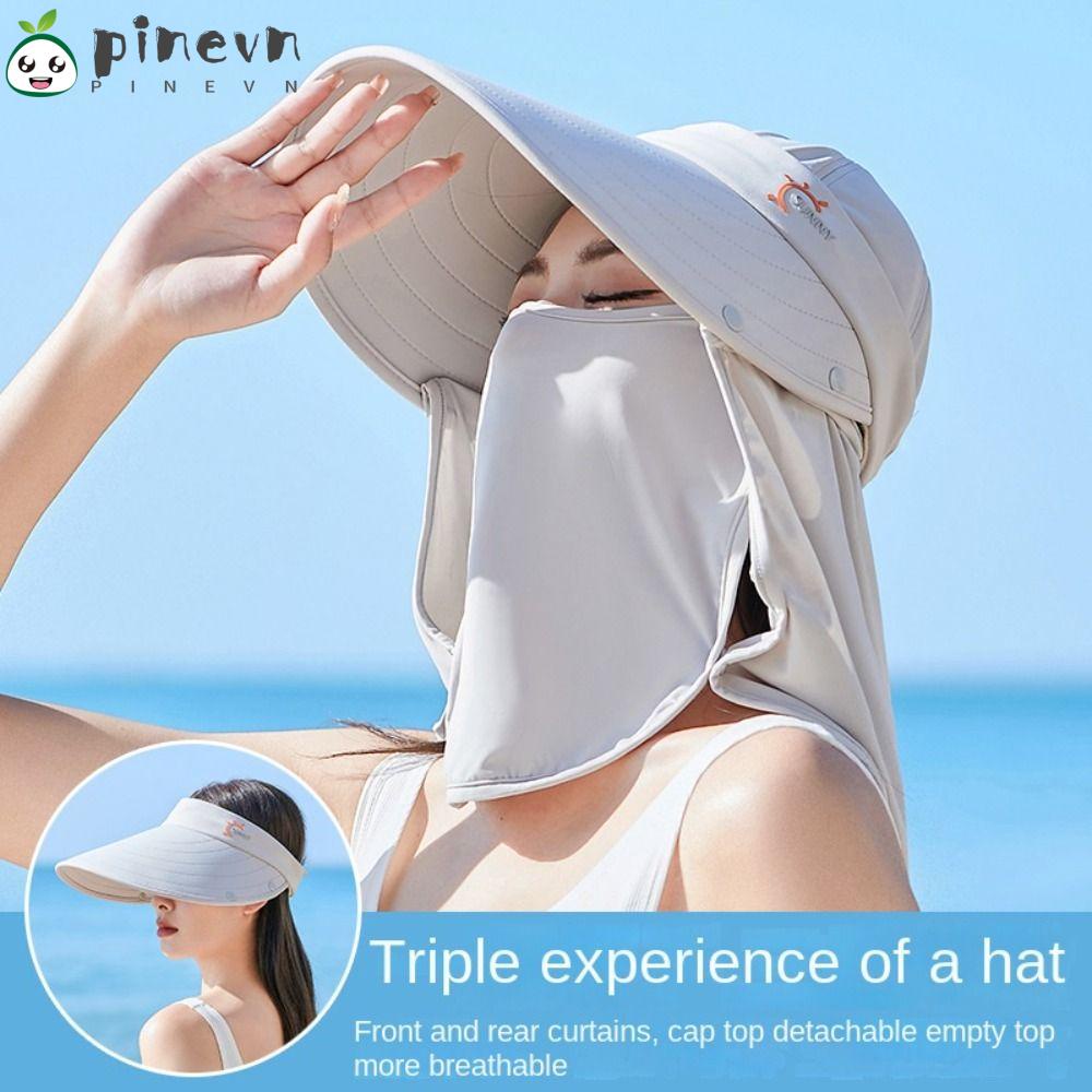 PINEVN Mũ Chống Nắng Mùa Hè Thoáng Khí Thấm Hút Mồ Hôi Bảo Vệ Cổ Hữu Dụng