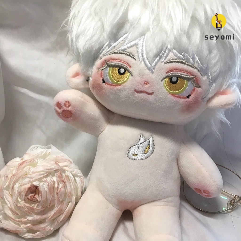 Búp Bê Nhồi Bông Cotton 20cm Ánh Sáng Ban Đêm Đáng Yêu Cho Bé Trai