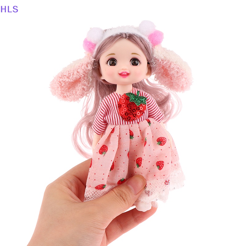Búp Bê Công Chúa Mini 16CM Mặc Đồ Dễ Thương Sáng Tạo Thời Trang Cho Bé Gái