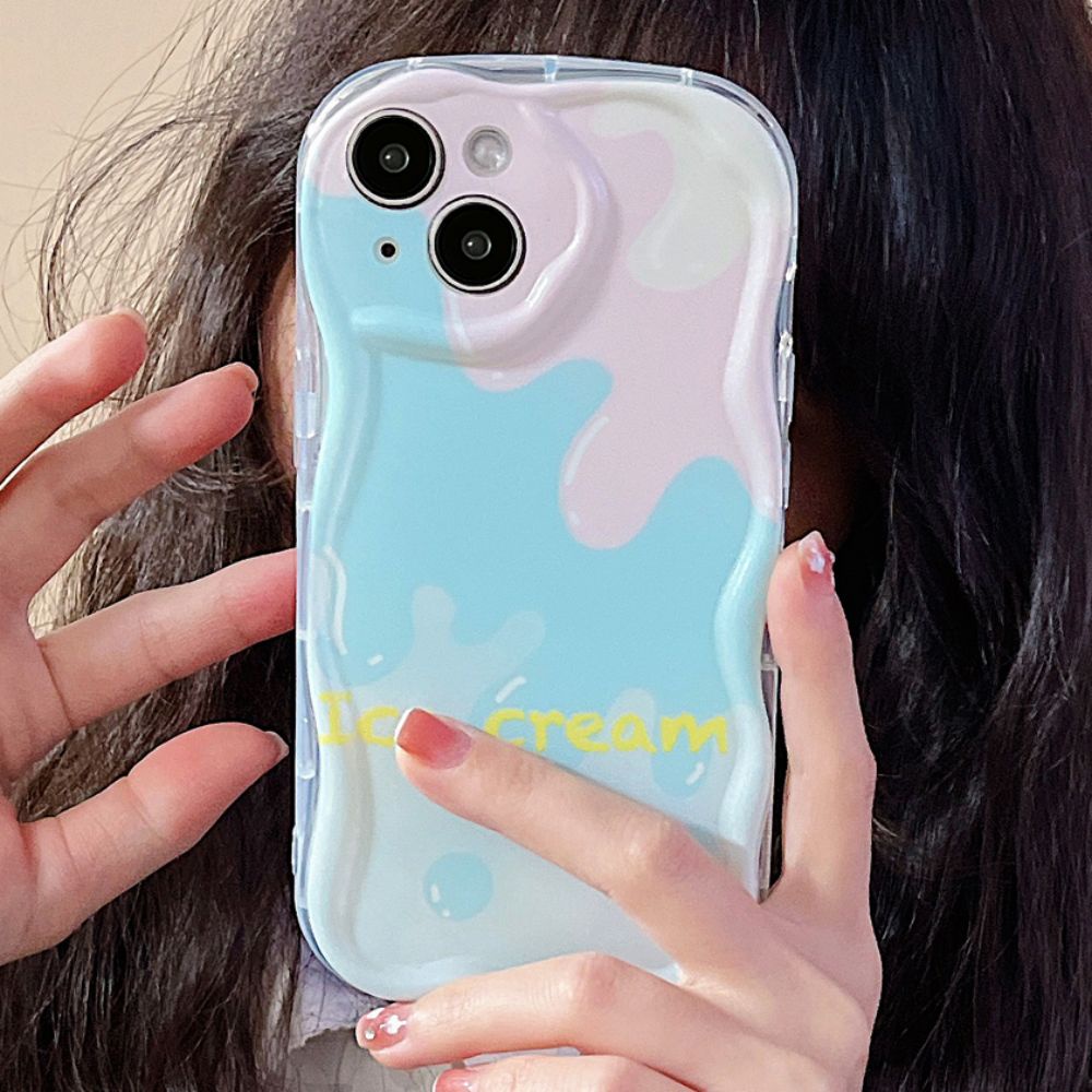 Ốp Điện Thoại TPU Mềm Chống Sốc Họa Tiết Que Kem Thời Trang Cho IPhone 11 12 13 14 Pro Max