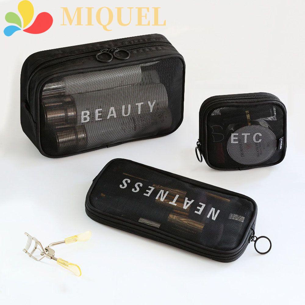 MIQUEL Túi Lưới Đựng Mỹ Phẩm Đa Năng Thoáng Khí Cho Nam