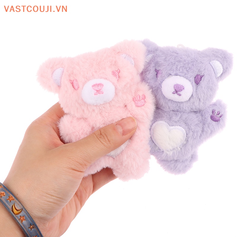 Móc Khóa Hình Gấu Nhồi Bông Dễ Thương Cho Bé Gái