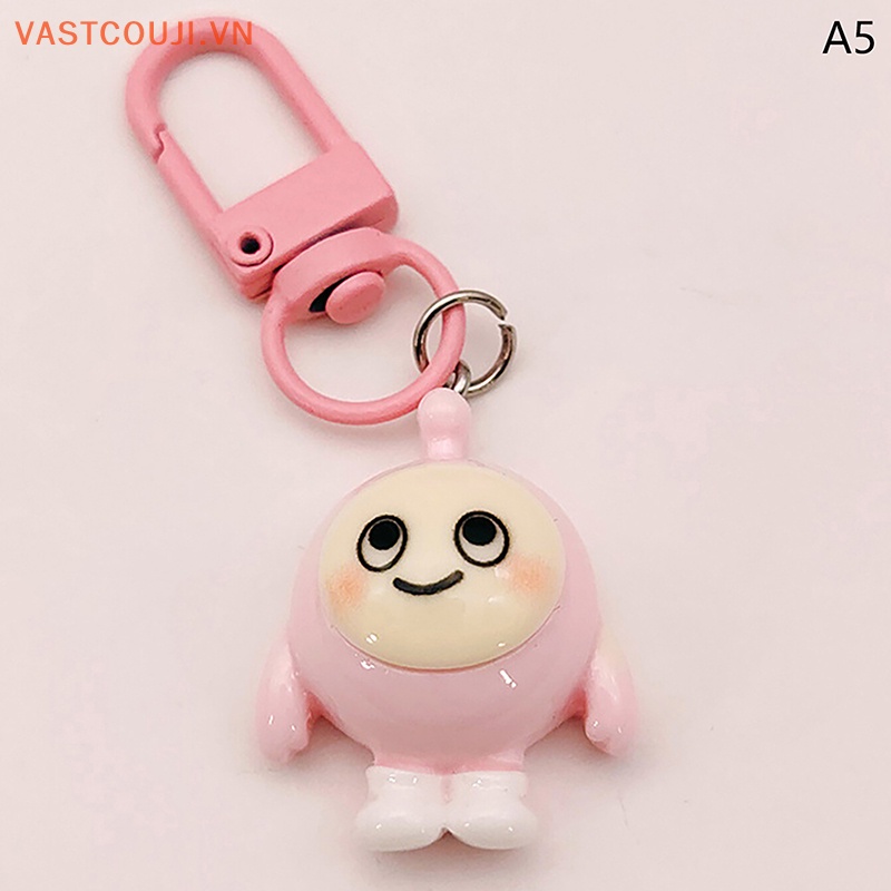 Móc Khóa Hình Quả Trứng Búp Bê VASTJI Dễ Thương