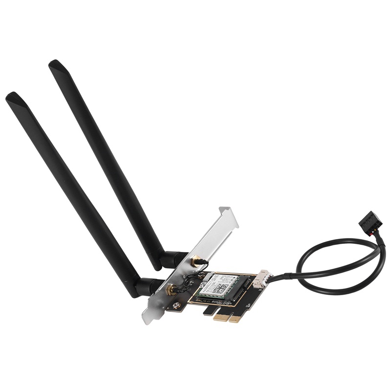 Bộ ChuyểN ĐổI PCIE 2.4G / 5G 867Mbps 802.11AC + Ănten 2X8DB
