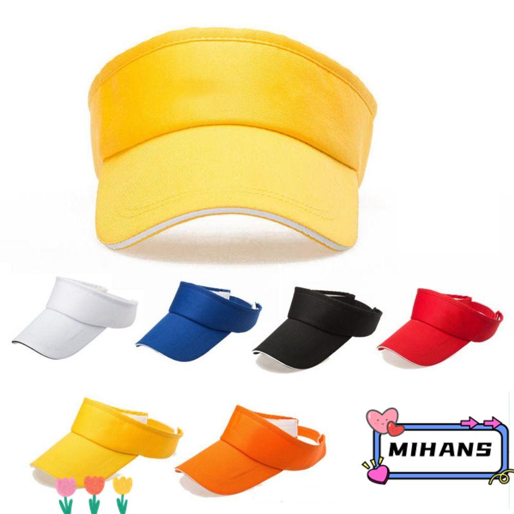 MIH Mũ Lưỡi Trai Cotton Hở Chóp Che Nắng Tiện Dụng Thời Trang Unisex