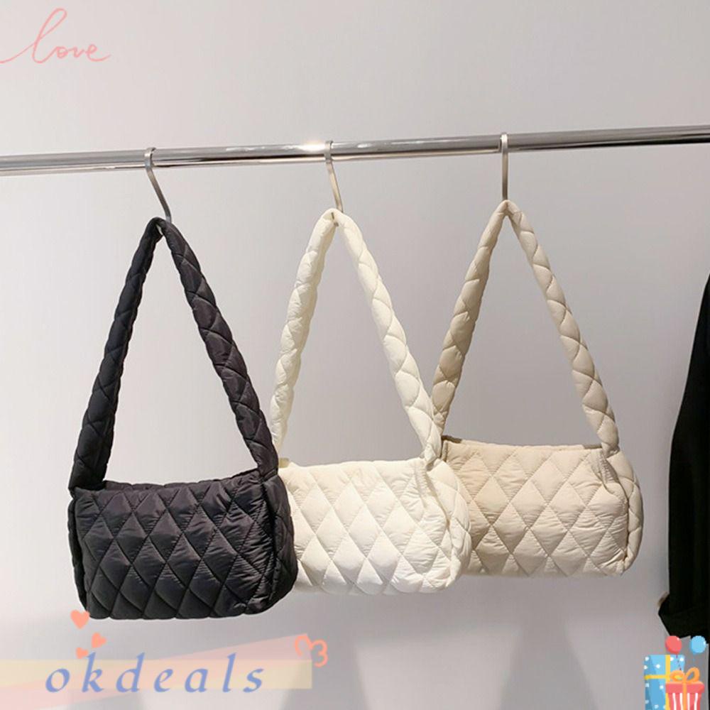 OKDEALS Túi Tote Đeo Vai Chất Cotton Hoạ Tiết Không Gian