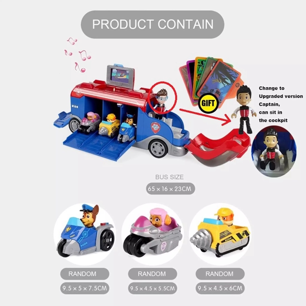 Mô Hình Xe Buýt Cứu Hộ Đồ Chơi Có Nhạc Cho Bé KE6D