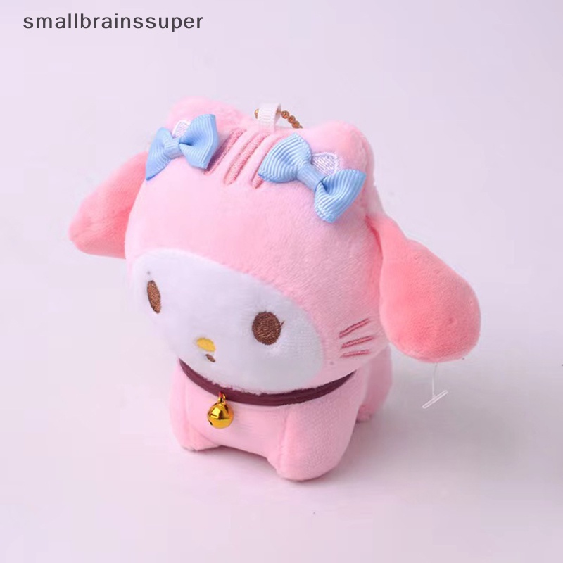 Móc Khóa Nhỏ Hình Sanrio Hello Kitty Kuromi Melody Nhồi Bông Đáng Yêu Dành Cho Bé Gái SBS
