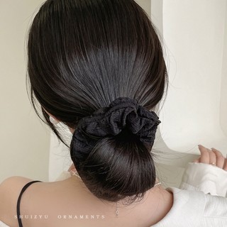 Dây Cột Tóc Cao Su Bản Lớn Đơn Giản
