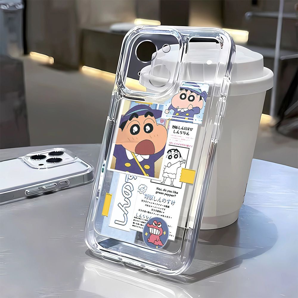 Ốp Điện Thoại Dẻo Họa Tiết Hoạt Hình Shin-Chan Dễ Thương Cho Iphone14Promax 12 1113 78piPhone14Promax 39ZK