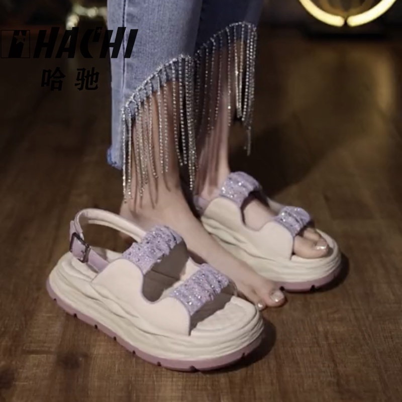 Xăng đan Đế Mềm Dày Thời Trang Mùa Hè 2023 Cho Nữ