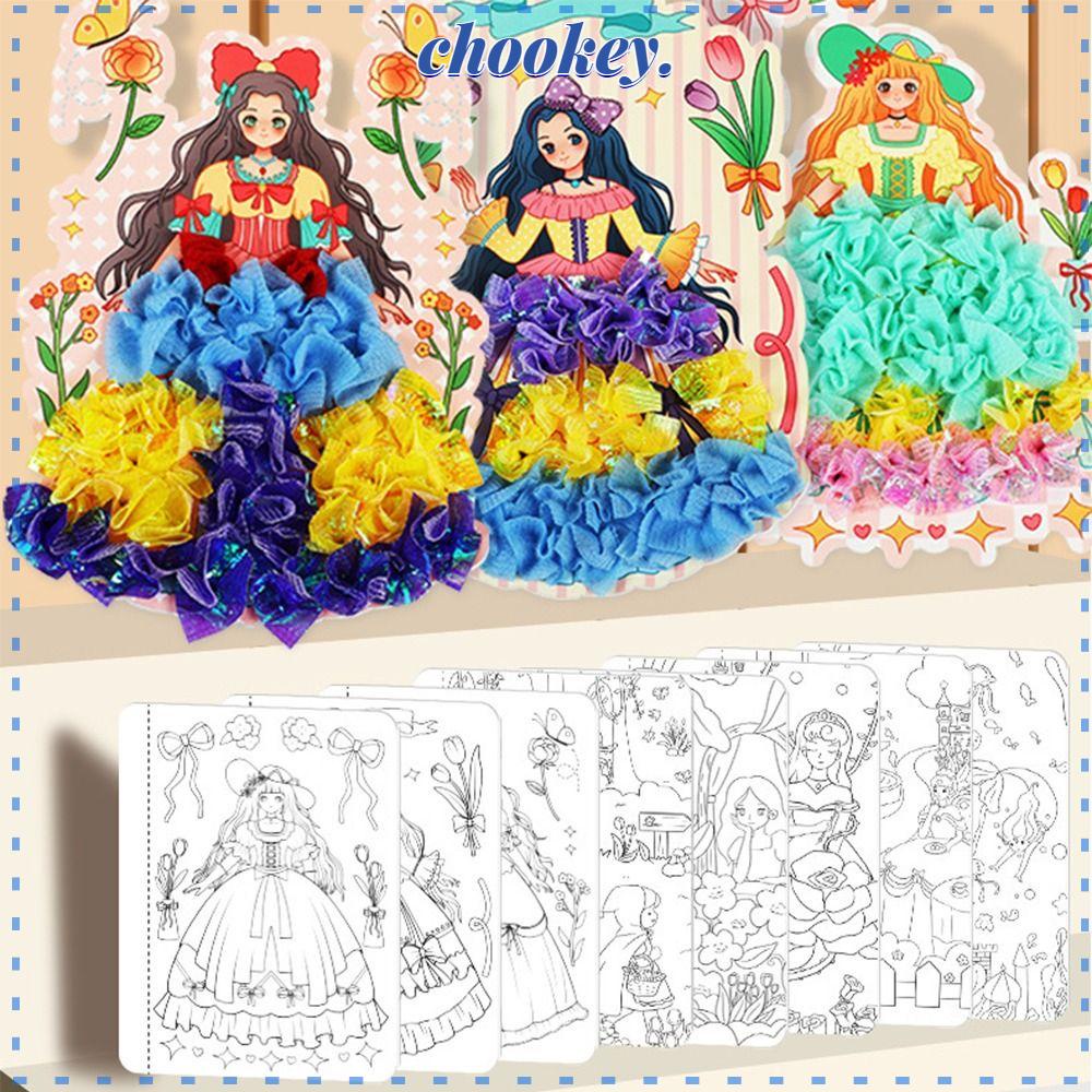 CHOOKEY Bộ Đồ Chơi Xếp Hình 3D Bằng Vải DIY Giáo Dục Sớm Cho Bé