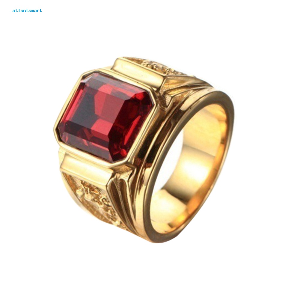 Túi Đựng Đồ Dùng Cao Cấp Tiện Dụng| Nhẫn Đồng Mặt Vuông Chạm Khắc Hình Rồng Phong Cách Cổ Điển Cho Nam