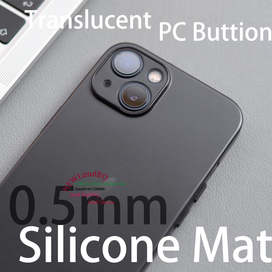 Ốp Điện Thoại Silicon Mềm Nhám Trong Suốt Siêu Mỏng 0.35mm Cho iPhone 15 14 13 12 11 Pro max 13Mini 12mini 14Pro