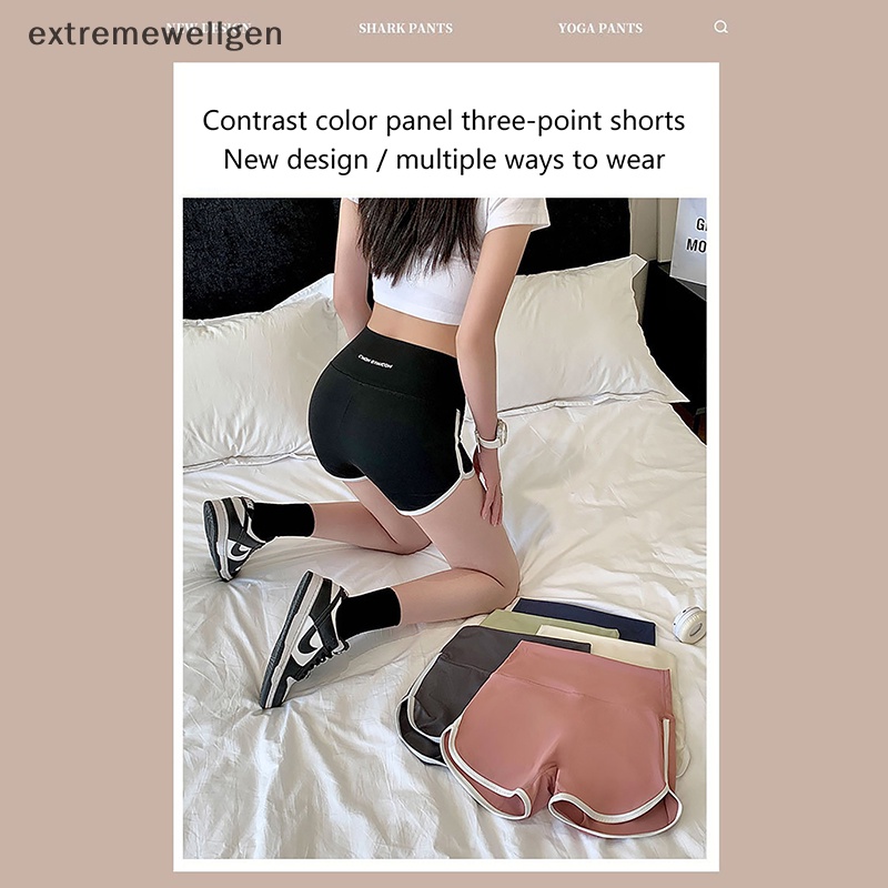 Quần Short Thể Thao Lưng Thun Co Giãn Thời Trang Cho Nữ