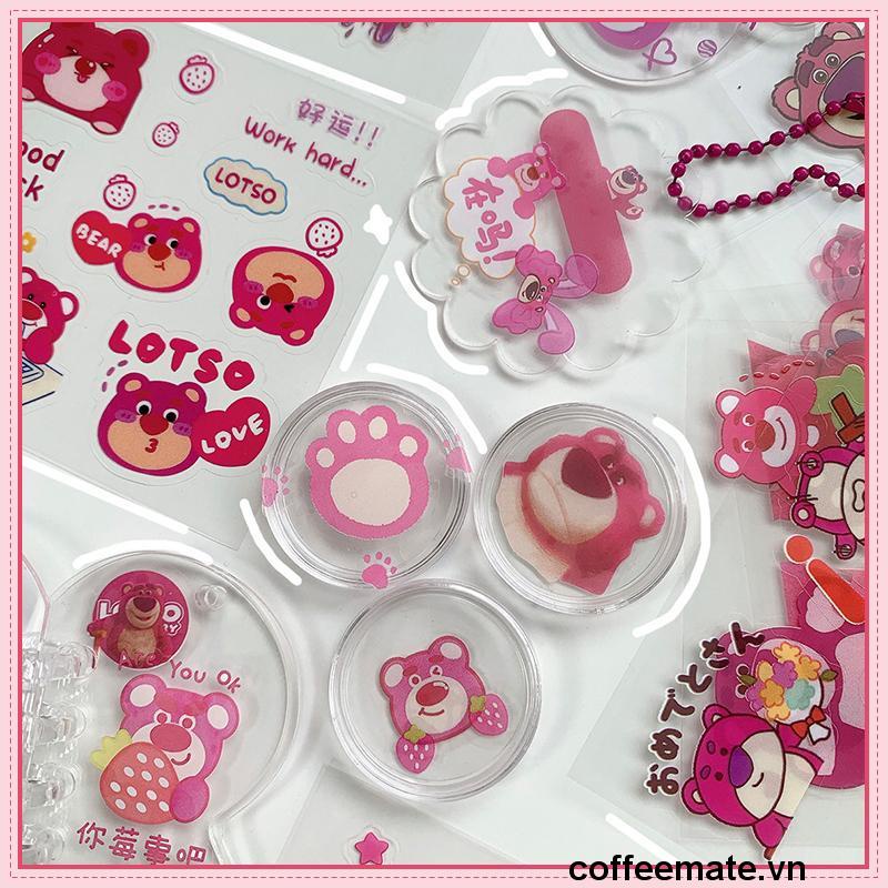 ⚡Gói 25 tấm sticker hoạt hình Sanrio, gấu dâu