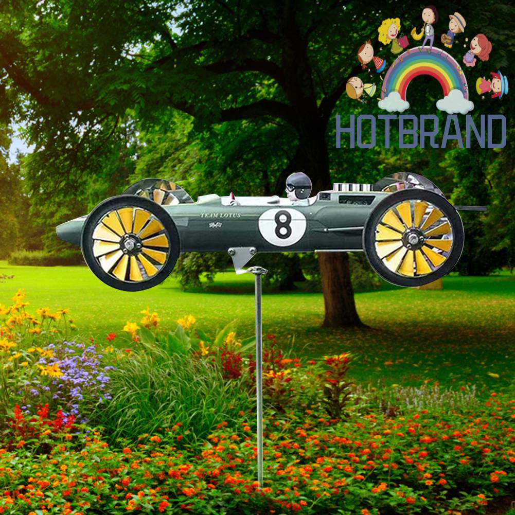 Cối Xay Gió Bằng Sắt Trang Trí Lối Đi Sân Vườn