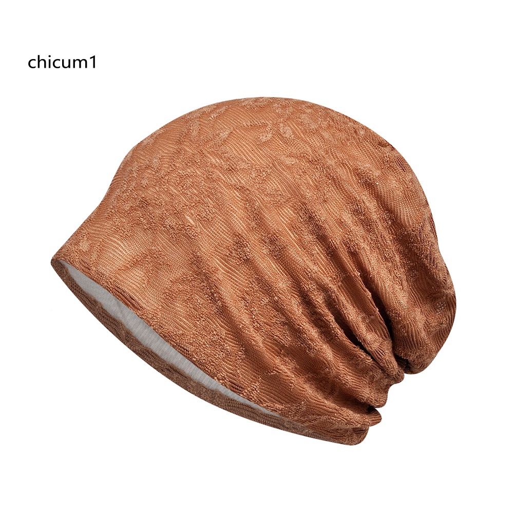 Mũ Trùm Đầu Phối Ren Mềm Mại Thoáng Khí Thời Trang Cho Nữ