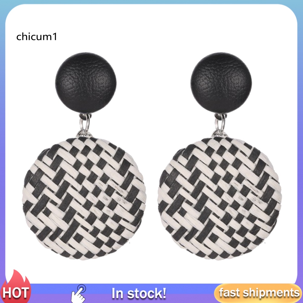 Khuyên Tai Nữ Trang Dáng Tròn Phong Cách Bohemian