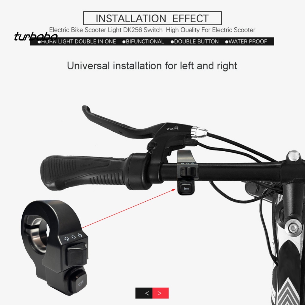 Công Tắc Còi Xe Đạp Điện 2 Trong 1 Gọn Nhẹ Chống Ăn Mòn Chống Thấm Nước