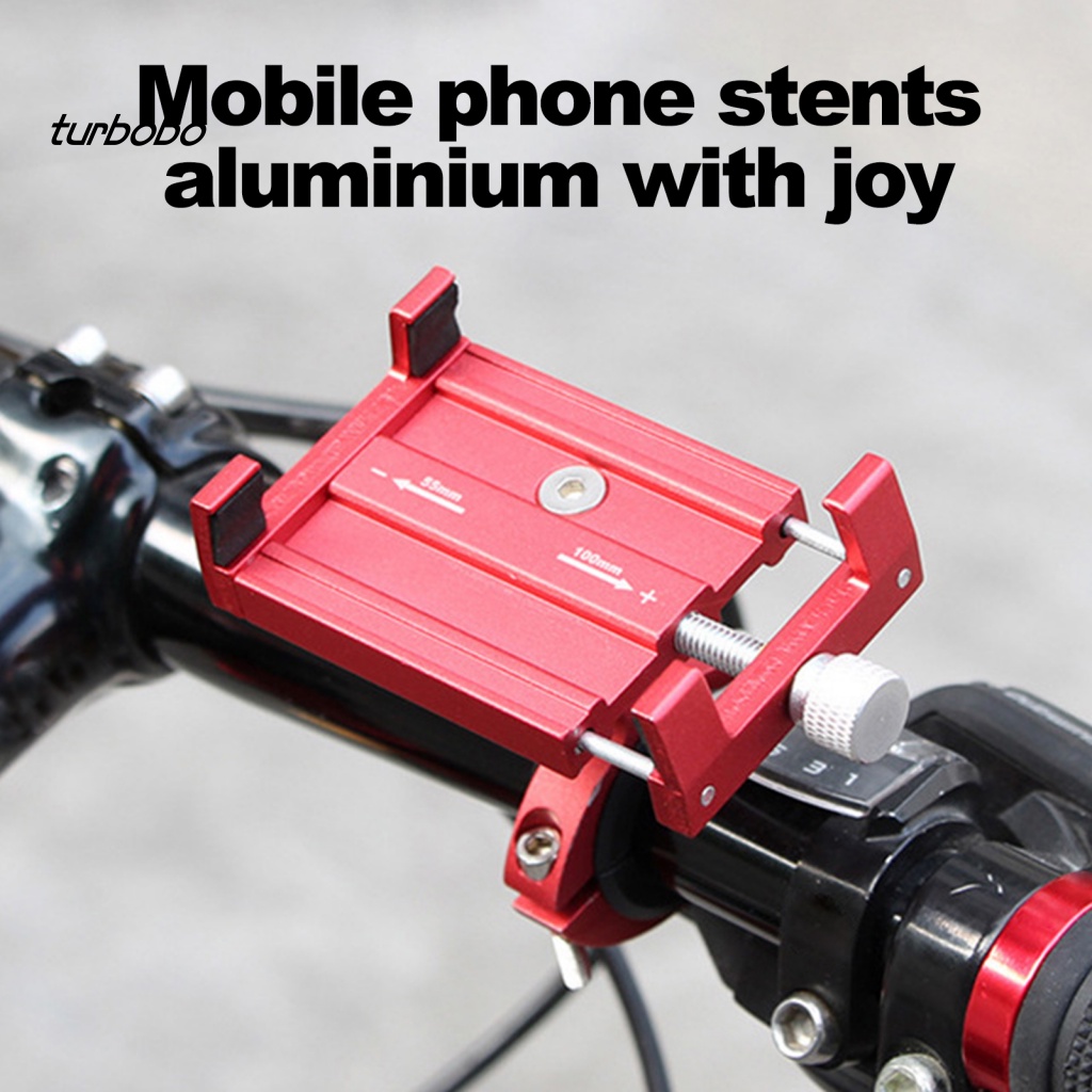 1 Bộ Giá Đỡ Điện Thoại Bằng Hợp Kim Nhôm Gắn Tay Lái Xe Đạp Tiện Dụng