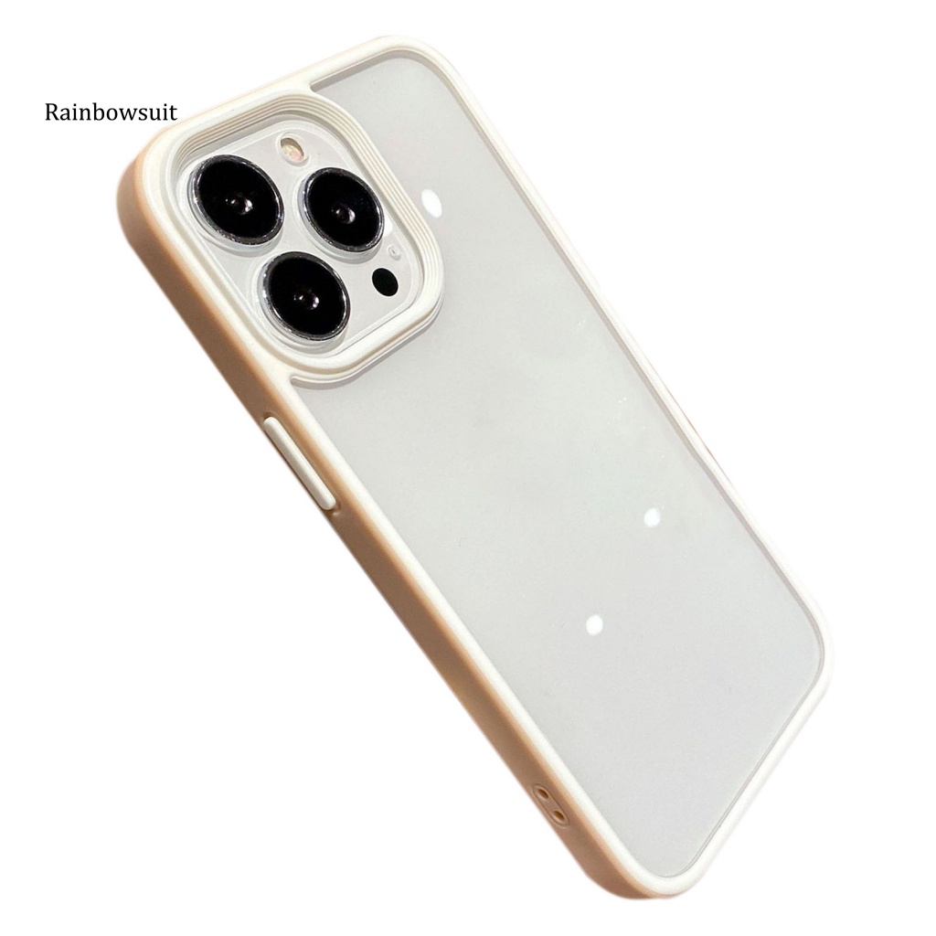Ốp Điện Thoại Trong Suốt Viền Màu Chống Sốc / Trầy / Bụi / Mòn Bảo Vệ Toàn Diện Cho iPhone 14 / Max