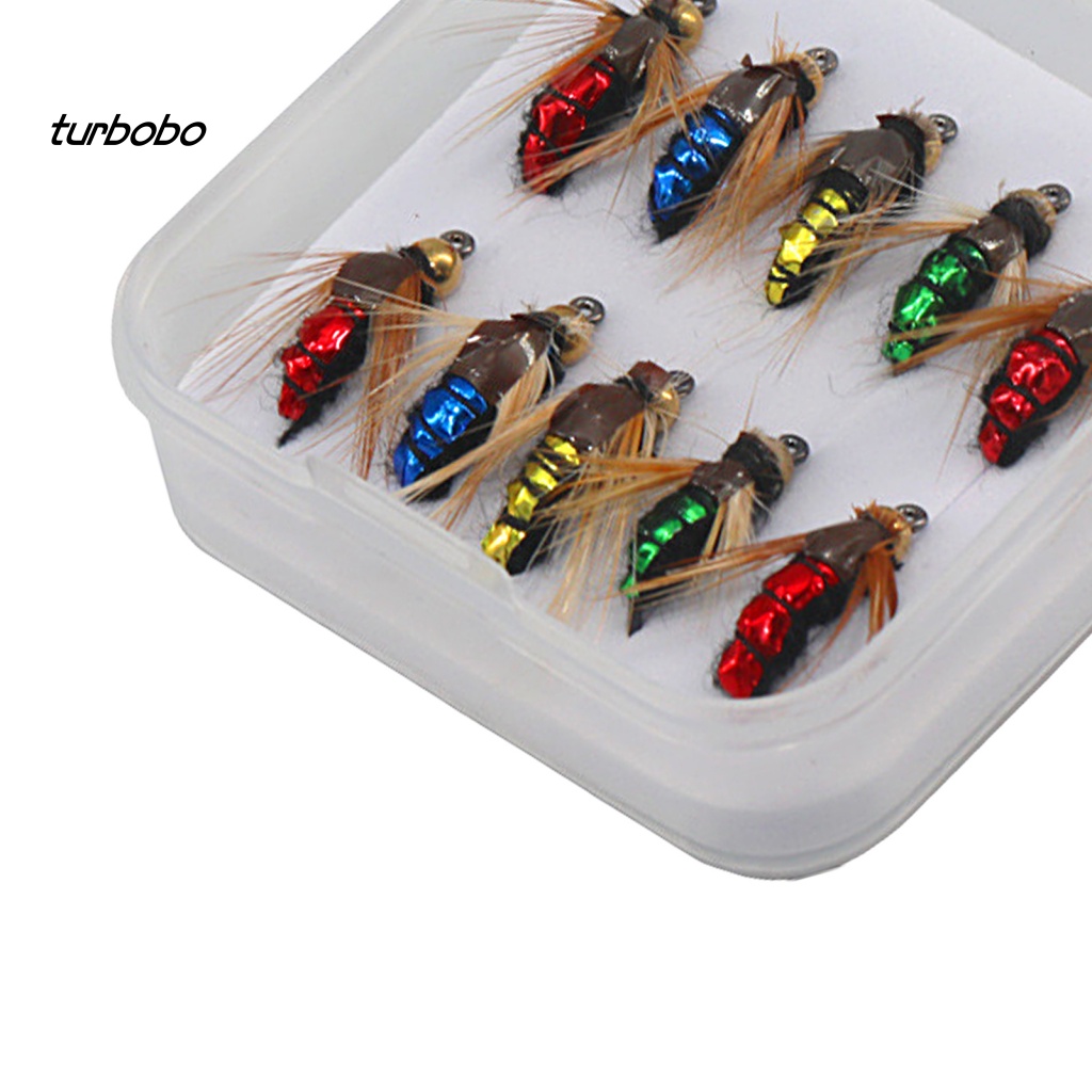 Set 5 / 10 Mồi Câu Cá Nhân Tạo Màu Sắc Tươi Sáng Độc Đáo Tiện Dụng