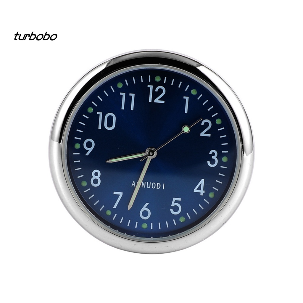 Turbobo Đồng Hồ Kỹ Thuật Số Hình Tròn Chịu Nhiệt Độ Cao / Thấp Dạ Quang Gắn Bảng Điều Khiển Xe Hơi