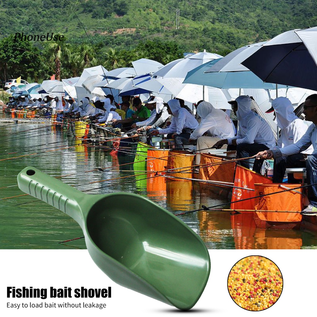 Muỗng Múc Mồi Câu Cá Bằng PU Chống Biến Dạng Rộng PP