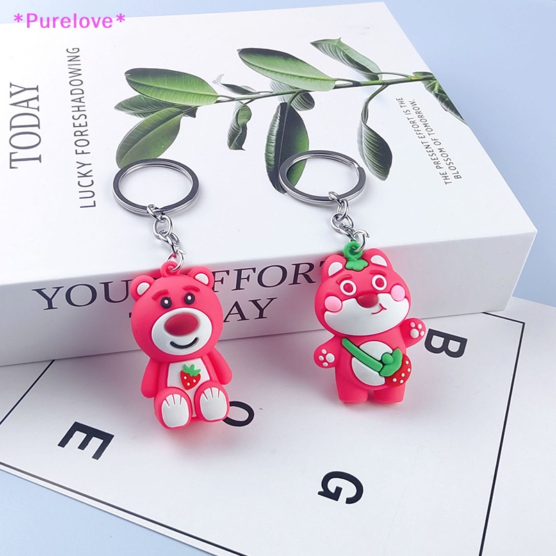 Móc Khóa Hình Gấu 3D Tự Dính Mềm Mại Đáng Yêu Mới