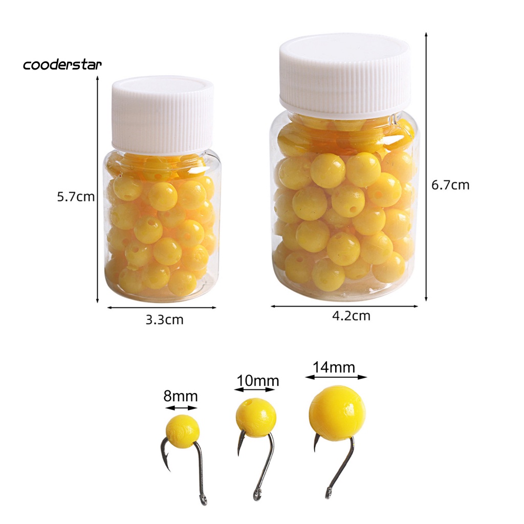 Phao Nổi Câu Cá Bằng Silicone 8 / 10 / 14mm Mùi Hương Bắp Tái Sử Dụng Linh Hoạt