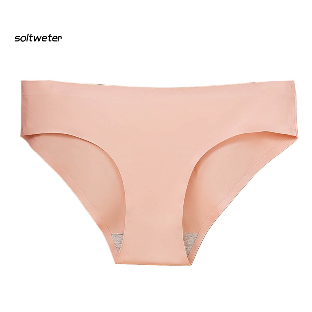 Quần Lót Lụa Lạnh Không Đường May Độ Co Giãn Cao Mịn Màng Nâng Hông Đơn Giản Dành Cho Bạn