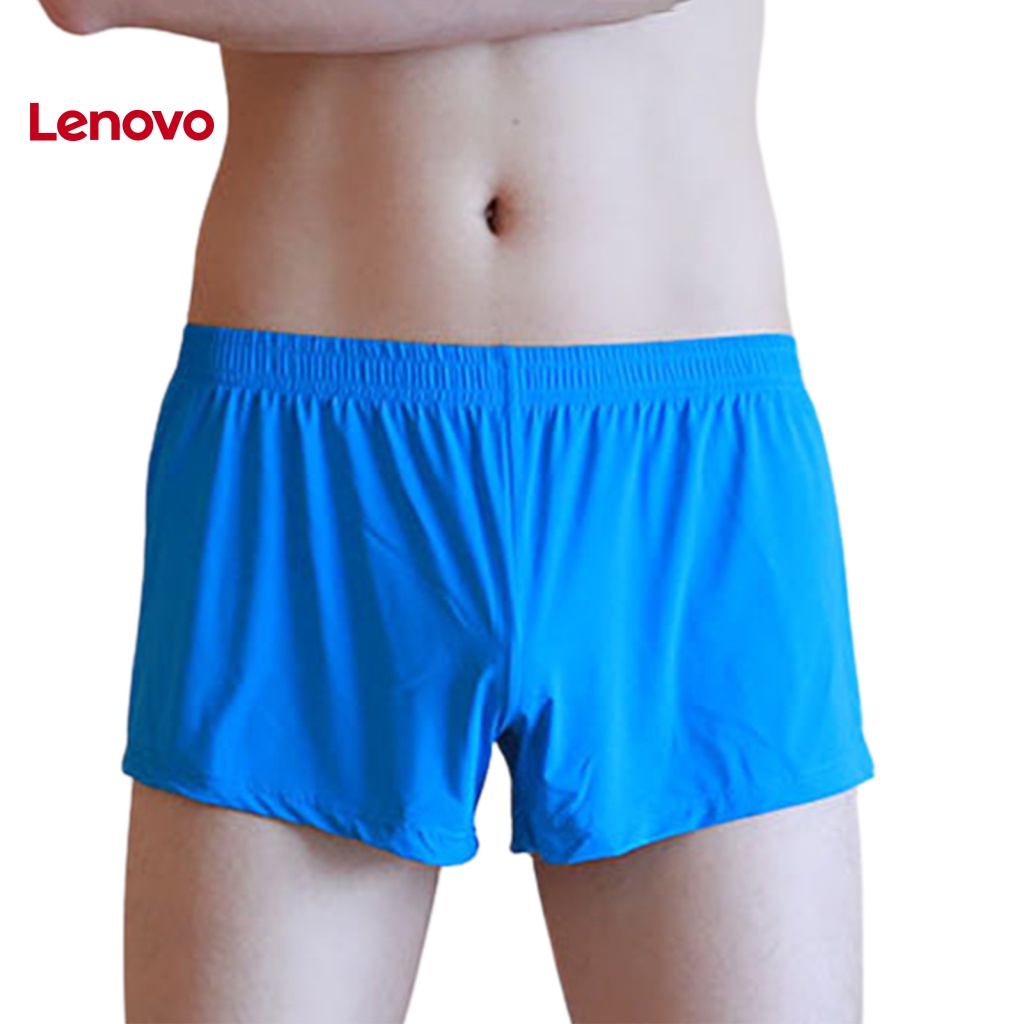 Quần Lót Boxer Vải Lụa Lạnh Co Giãn Thoải Mái Họa Tiết Hoa Hướng Dương Cho Nam