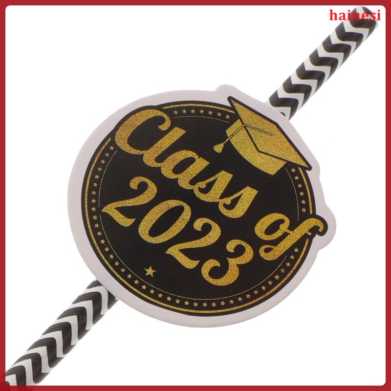 Set 24 Ống Hút Giấy Màu Đen Sử Dụng Một Lần Cho Bé