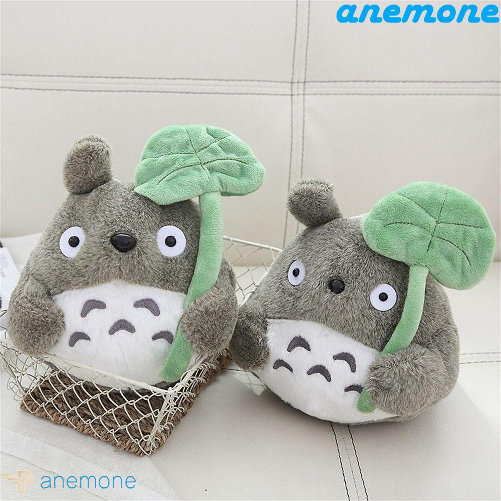 ANEMONE Đồ chơi nhồi bông Hình Lá Sen Màu Xám Dễ Thương 22 / 30cm