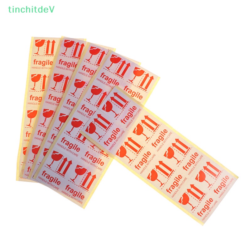 Set 40 Nhãn Dán Cảnh Báo Tự Dính 7 * 5cm Tiện Dụng