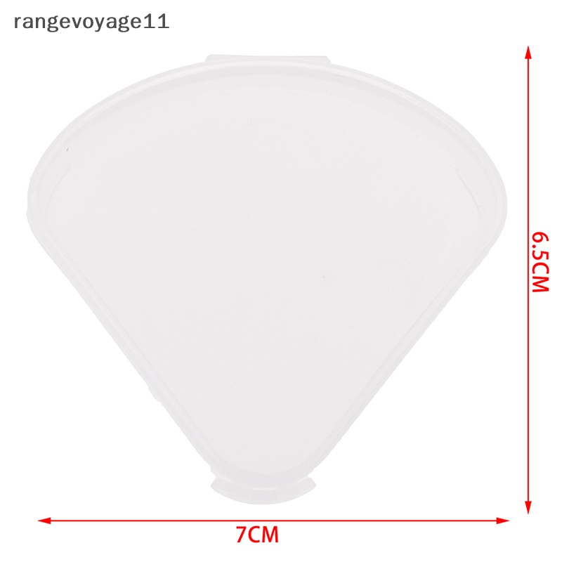 Túi Đựng Mút Trang Điểm Trong Suốt Hình Tam Giác Tiện Dụng