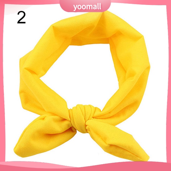 Băng Đô Tai Thỏ Co Giãn Dành Cho Bé Gái