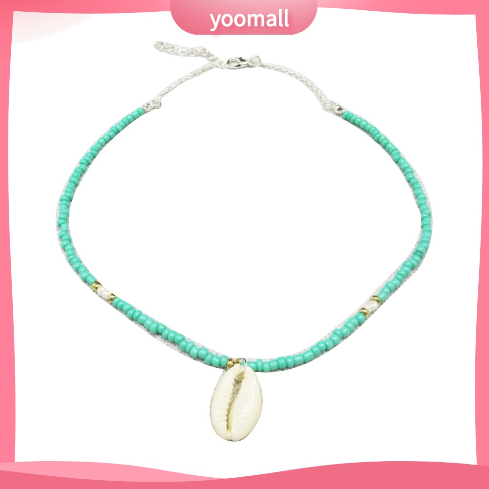 Vòng cổ Mặt Hình Vỏ Sò Phong Cách Bohemia Thời Trang Đi Biển Mùa Hè Dành Cho Nữ