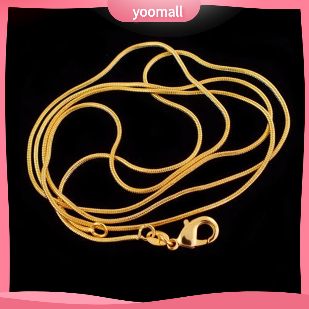 Vòng cổ Mạ Vàng Dạng Rắn Thời Trang Cho Nam Nữ