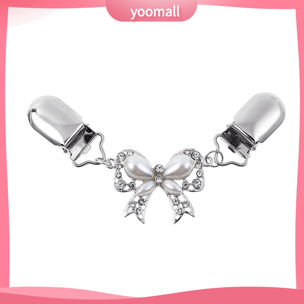 Ghim Cài Áo Hình Nơ Đính Đá Thời Trang Cho Nữ