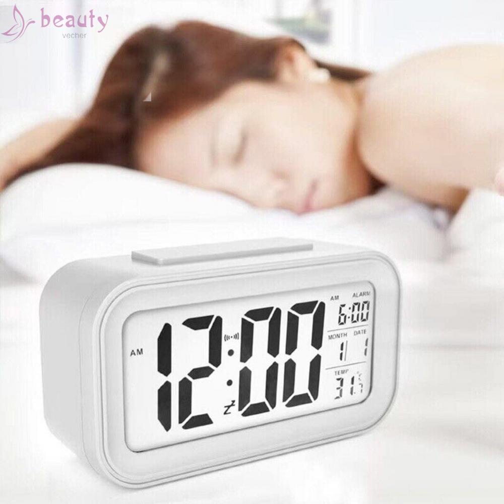 Đồng Hồ Báo Thức Kỹ Thuật Số Với Vòng Nhẫn Và Âm Lịch